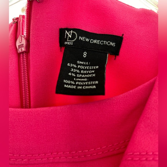 New Direction pink ruffle midi dress - Picture 4 of 4